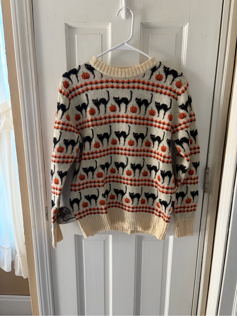 Kiel James Patrick Cat Halloween Sweater
